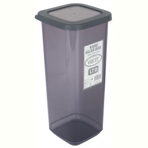 контейнер пл. VIOLET HOUSE 0311 Transparent Black дсипучих 1.7 л (0311 Transparent Black)