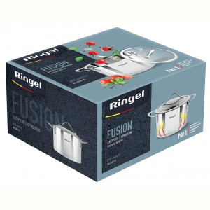 Каструля RINGEL FUSION 22 см 4.7л (RG 2020-22). Photo 3