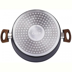Каструля BRAVO CHEF класична 24 см (4.1 л) з кришкою (BC-2101-24). Photo 3