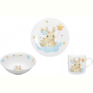 Набір посуду дит. Limited Edition BUNNY 3 пр. короб (C724)