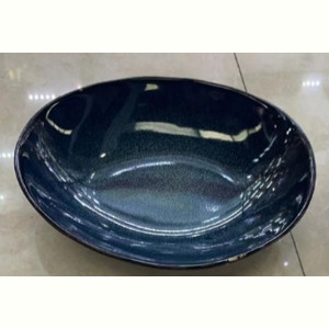 СалатникПіала LED SHADE NAVY овал.глибокий22х18  см (B010824)