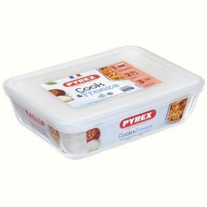 Форма ск PYREX Cook&Freez форма з криш. прямокут. 22х17х6 (1.5л) (242P0007946). Photo 3