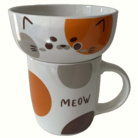 Набір для сніданку Limited Edition Happy Cat, 2 предмети