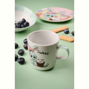 Набір посуду дит. Limited Edition SWEET BUNNY НАБІР3 пр. короб (YF6026). Photo 3