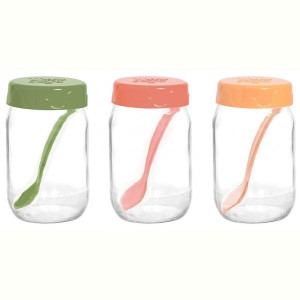 Спецівниця HEREVIN Spice Jar Set With Spoon-2024 Colours MIX з ложкою 0.370 (131517-350)