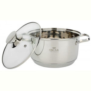 Каструля OSCAR GRAND 18 см (3 л) з кришкою (OSR-2001-18n)