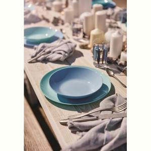 Тарілка LUMINARC DIWALI LIGHT TURQUOISE 25 смобід. (P2611). Photo 3