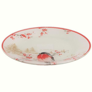 Тарілка десертна Viva NY Winter Bird, 19 см. Photo 2