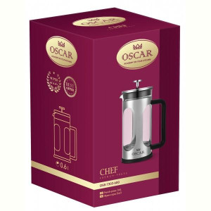 Френч-прес OSCAR CHEF 0.6 л (OSR-7303-600). Photo 3