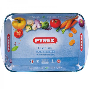 Форма ск PYREX ESSENTIALS склянна прям. 40х27х6см (3.7л) (239B0008046*)