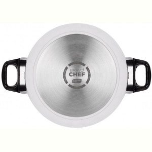 Каструля BRAVO CHEF 18 см (1.6 л) з бакелітовими ручками (BC-2002-18). Photo 3