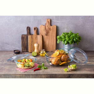 Каструля ск O CUISINE склянна кругл. 1,6л+0,5л вклад (204AC001643). Photo 3
