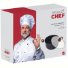 Каструля Bravo Chef класична 28 см (6.6 л) з кришкою