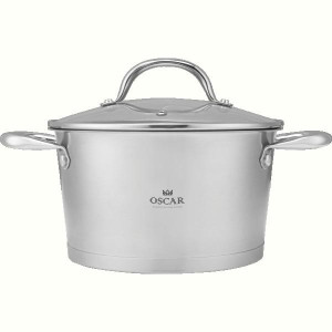 Каструля OSCAR Delight нерж 20 см (3.0 л) з кришкою (OSR-2005-20)