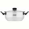 Каструля Bravo Chef 22 см (3.5 л) з бакелітовими ручками
