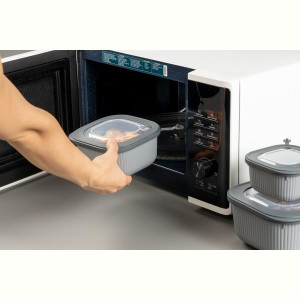 Контейнер Idea Home 00682 Line Box Gray 1.1 л (00682 Gray). Photo 3