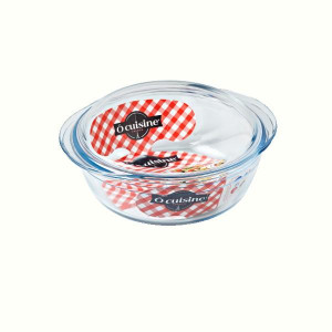 Каструля ск O CUISINE каструля скляна кругл. 3л (2,2л+0,8л) з кришкою (208AC001643)