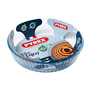Форма ск PYREX B&E склянна кругл. 26см (2,1л) рифл вис борт (818B0008046*). Photo 3