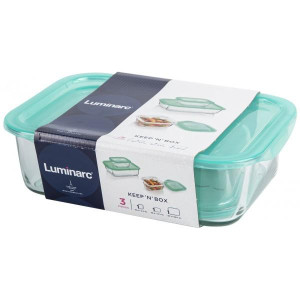Набір контейнерів LUMINARC KEEP'N BOX, 3 шт.. Photo 2