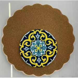 Дошка обробна Limited Edition KITCHEN TILE  підставка під гаряче кругл. 18см (B160063)