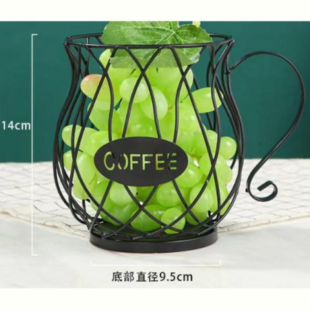 Ваза для фруктів Viva Lacy Mug Black