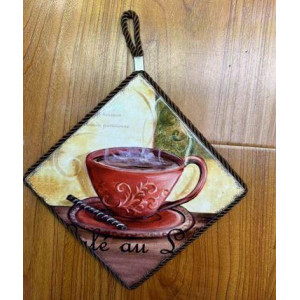 Дошка обробна Limited Edition TEA TIME  підставка під гаряче квадр. 17х17см (B160075)