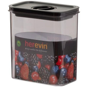 контейнер пл. HEREVIN Canister-Vacuum Lid-White-Black вакумна кр. 1.8 л (161184-000). Photo 2