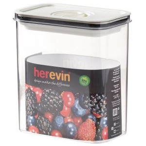 контейнер пл. HEREVIN Canister-Vacuum Lid-White-Black вакумна кр. 1.8 л (161184-000). Photo 3